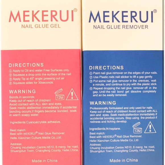 New Upgrade Super Strong Nail Glue Gel and Quickly Nail Glue Remover Kit - Picture 8 of 11